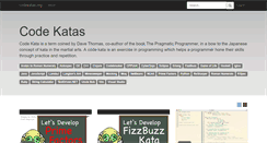 Desktop Screenshot of codekatas.org
