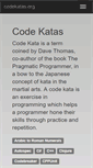 Mobile Screenshot of codekatas.org